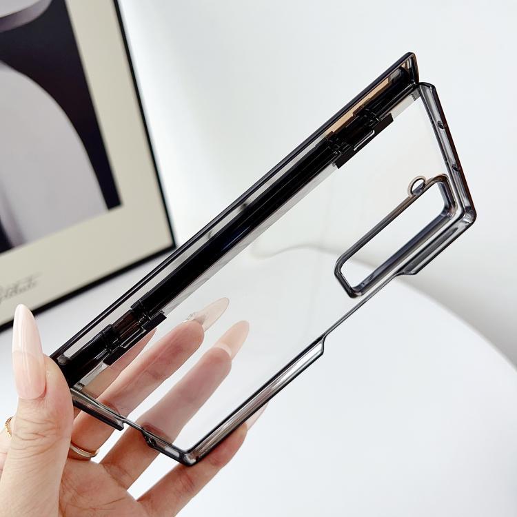 For Samsung Galaxy Z Fold Special Plating Spring Axis Skin Feel Phone Case