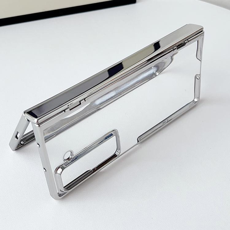 For Samsung Galaxy Z Fold Special Plating Spring Axis Skin Feel Phone Case
