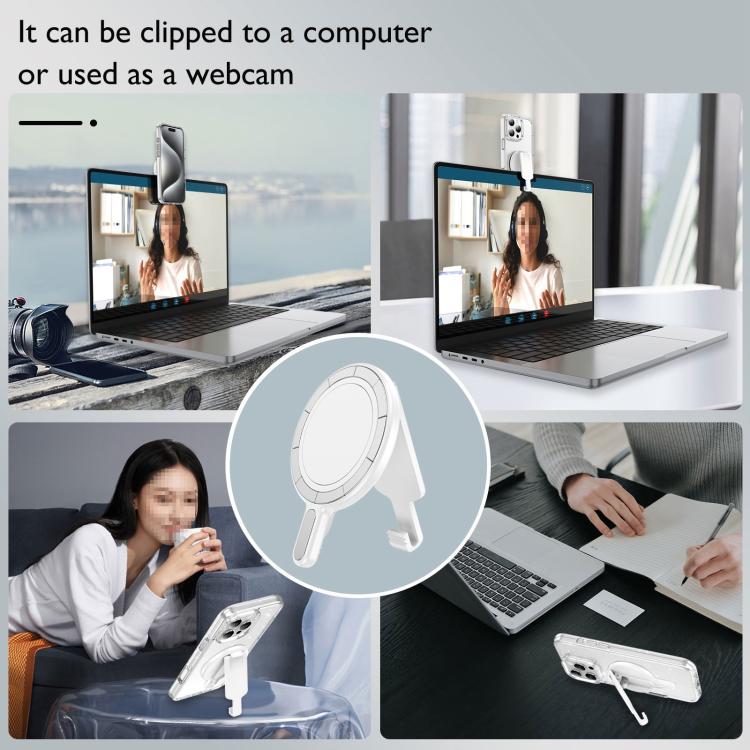 Magnetic MagSafe Phone Holder Belt Clip Electroplating Mirror Bracket
