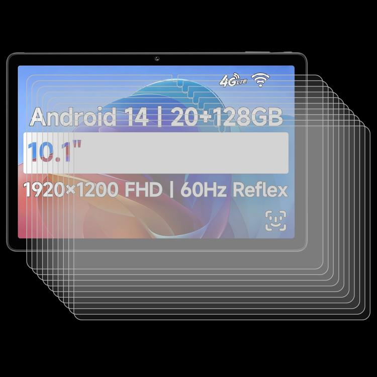 For BNCF Bpad 10 Pro 10.1 inch 25pcs 9H 0.3mm Explosion-proof Tempered Glass Film