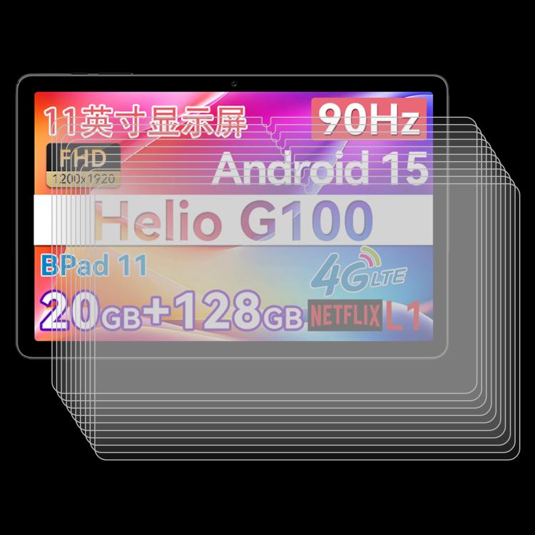 For BNCF Bpad 11 11 inch 25pcs 9H 0.3mm Explosion-proof Tempered Glass Film