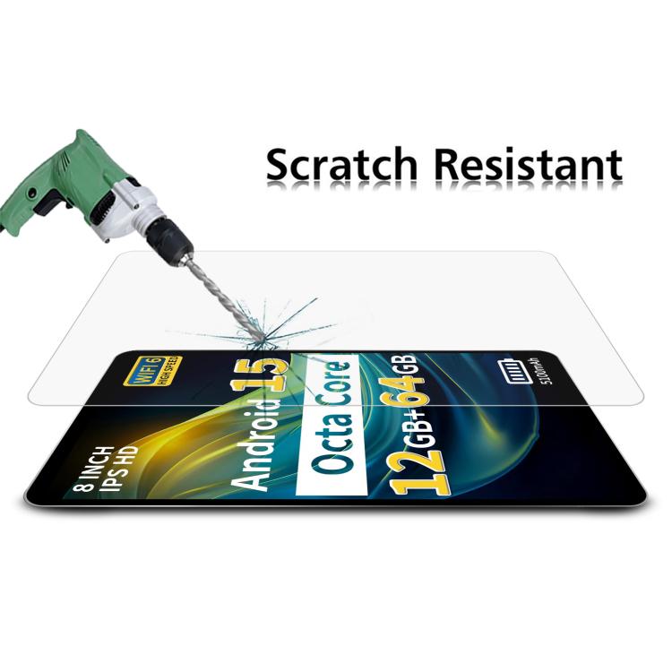 For Topsand CAM8 15 / Tablet 8 9H 0.3mm Explosion-proof Tempered Glass Film