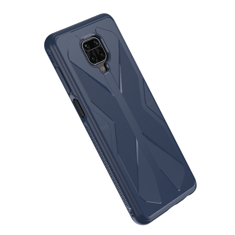 For Xiaomi Redmi Note 9S Butterfly Shadow Shockproof Rubber TPU Protective Case