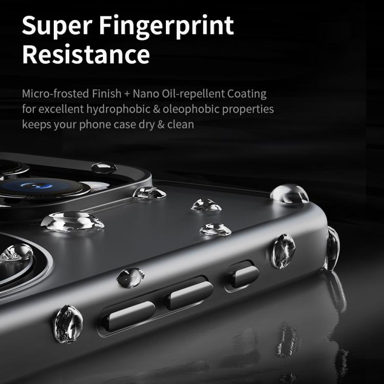 For iPhone 16 Pro ROCK YouDun Series Skin Feel Rotating MagSafe Holder PC Hybrid TPU Phone Case