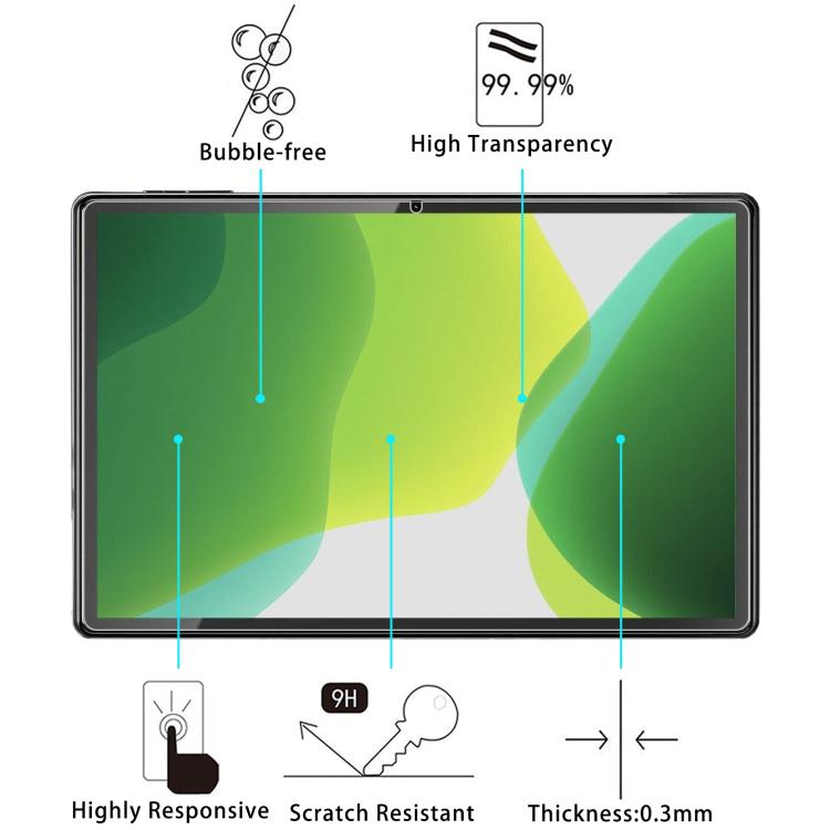 For Sgin T10P Tablet 10.1 inch 9H 0.3mm Explosion-proof Tempered Glass Film