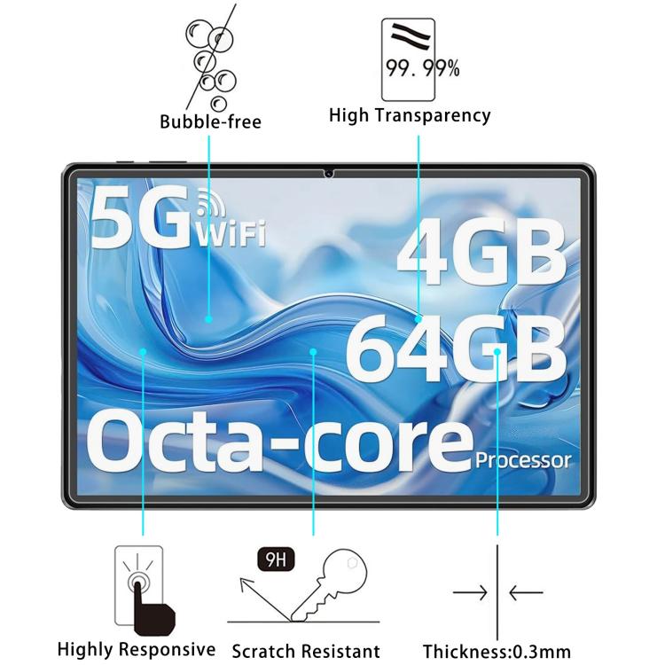 For Sgin T12s Tablet 12 inch 25pcs 9H 0.3mm Explosion-proof Tempered Glass Film