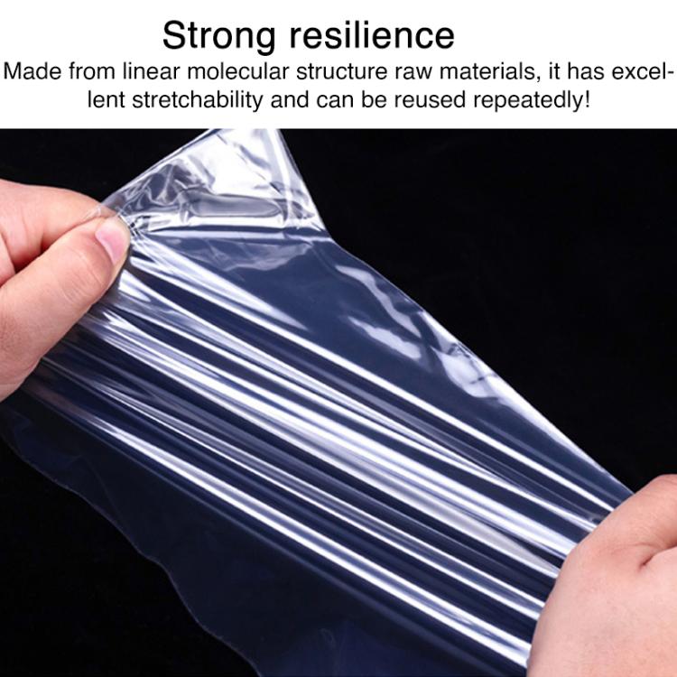 100pcs Double Layer Environmental Label Warning Printed Ziplock Bag, Size:6 x 8cm 12 Wire
