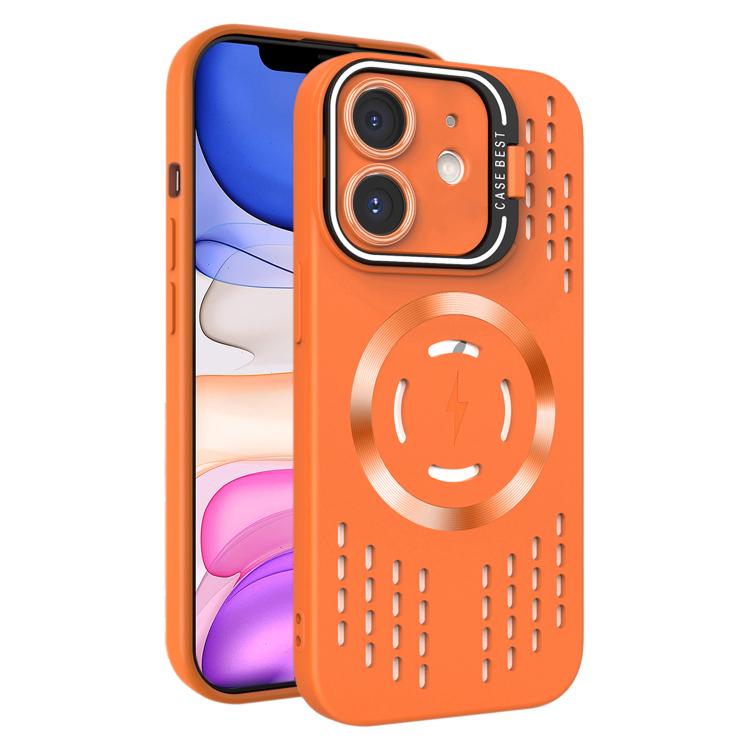 For iPhone 11 Lens Holder MagSafe Cooling Phone Case