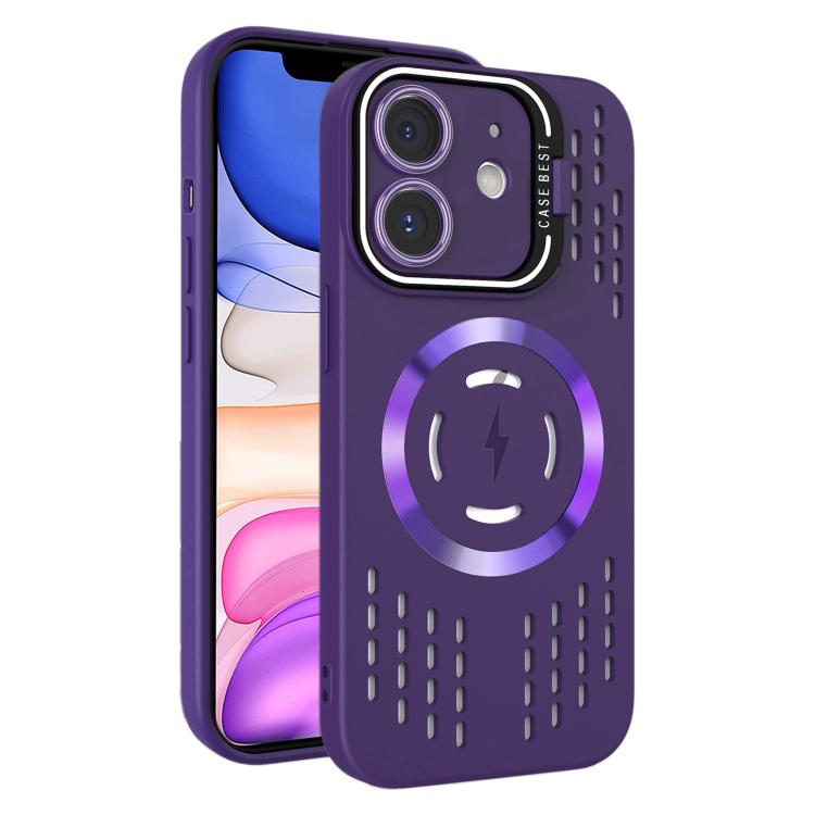 For iPhone 11 Lens Holder MagSafe Cooling Phone Case