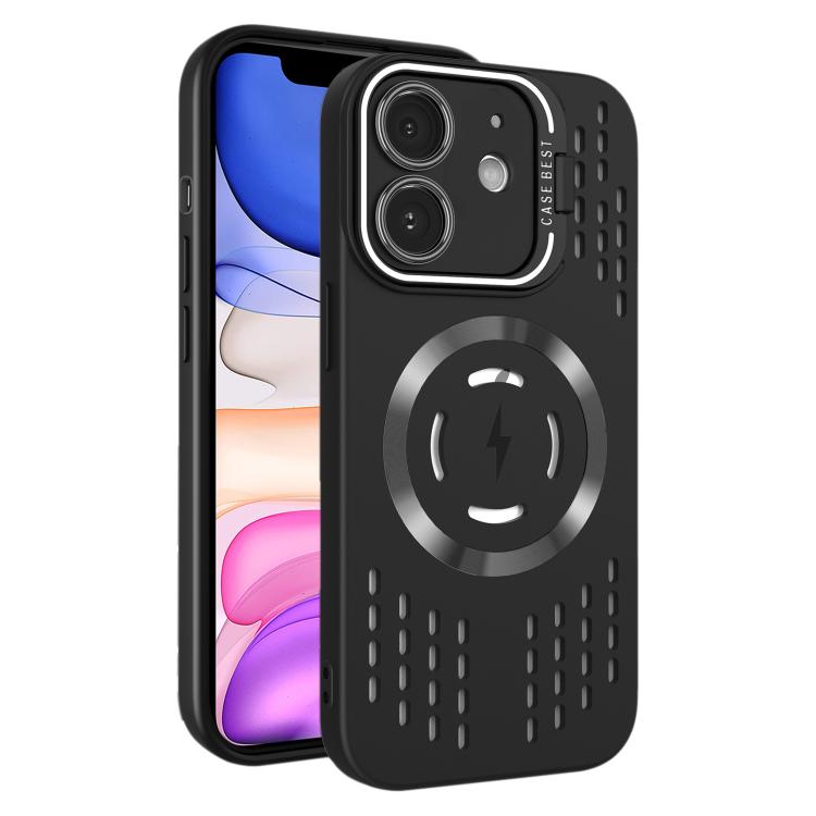 For iPhone 11 Lens Holder MagSafe Cooling Phone Case