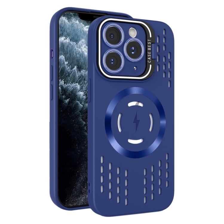 For iPhone 11 Pro Max Lens Holder MagSafe Cooling Phone Case