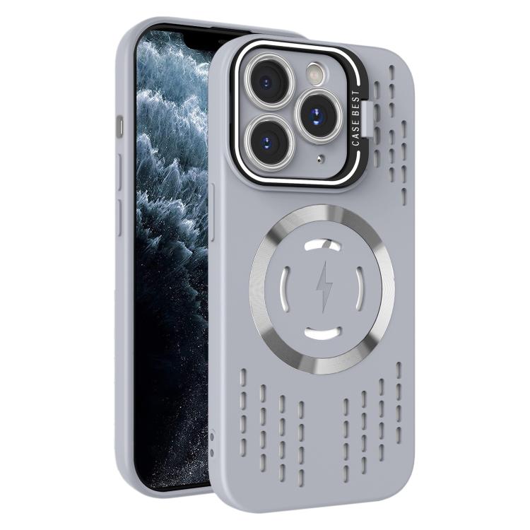 For iPhone 11 Pro Max Lens Holder MagSafe Cooling Phone Case