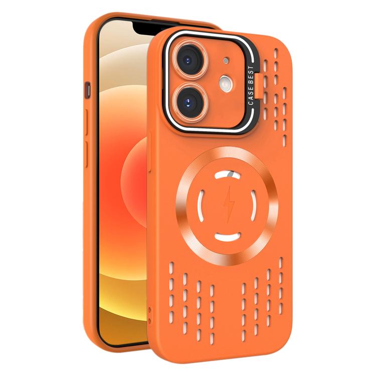 For iPhone 12 Lens Holder MagSafe Cooling Phone Case