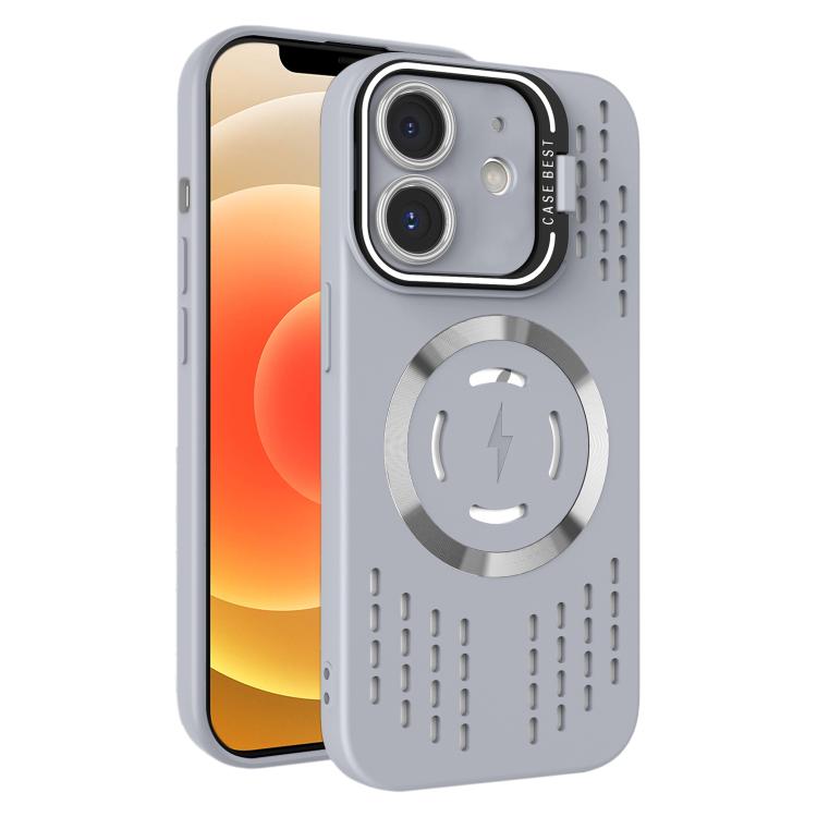 For iPhone 12 Lens Holder MagSafe Cooling Phone Case