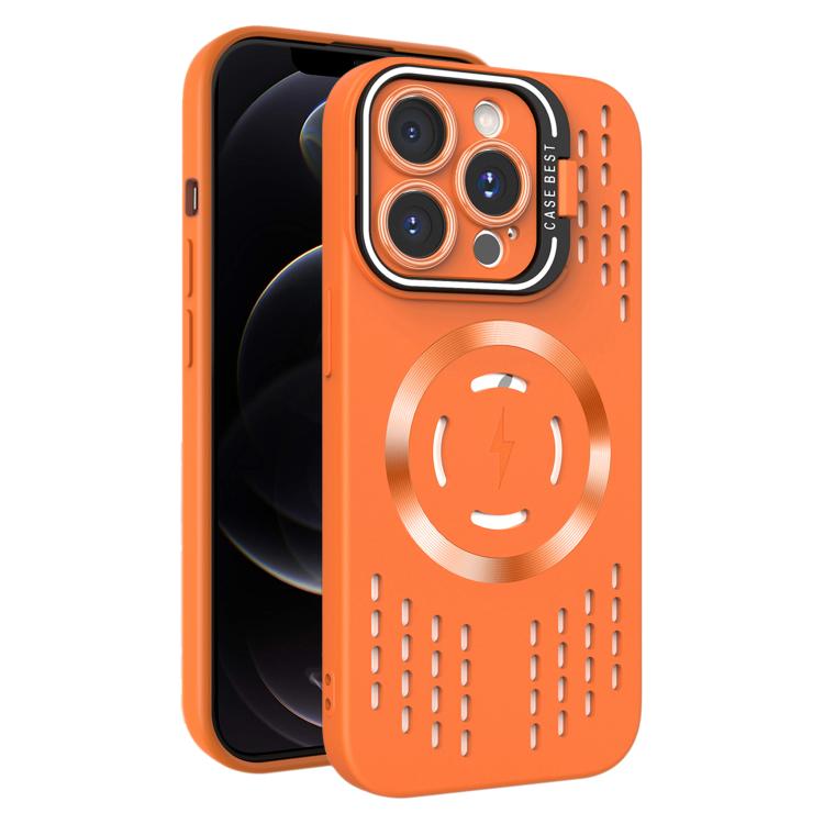 For iPhone 12 Pro Lens Holder MagSafe Cooling Phone Case