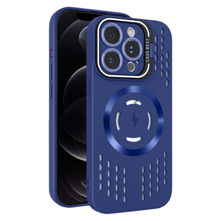 For iPhone 12 Pro Lens Holder MagSafe Cooling Phone Case