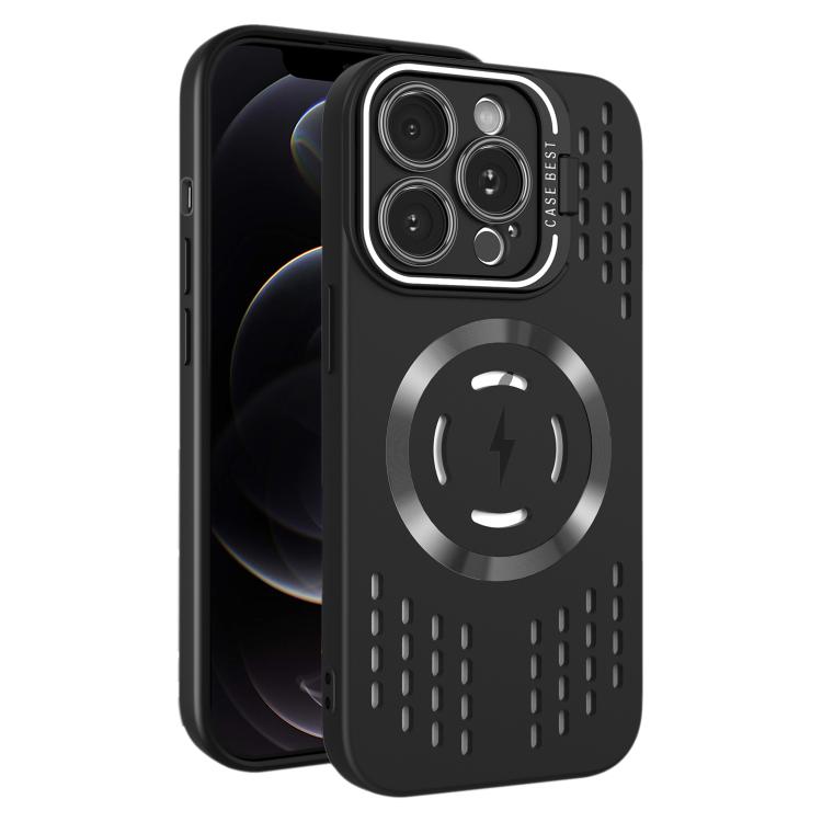 For iPhone 12 Pro Lens Holder MagSafe Cooling Phone Case