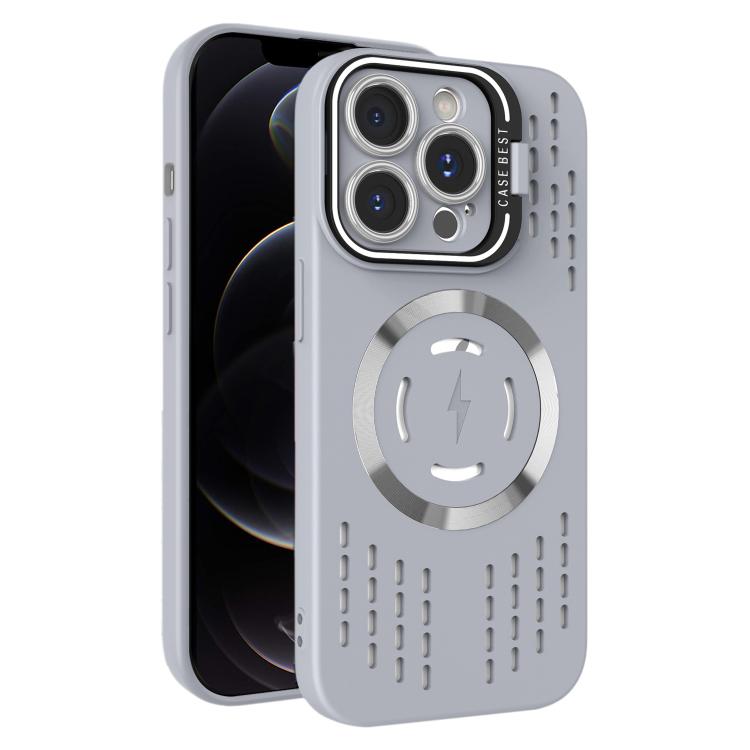 For iPhone 12 Pro Lens Holder MagSafe Cooling Phone Case