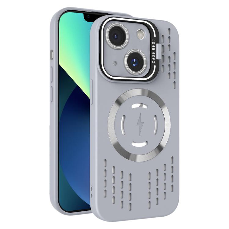 For iPhone 13 Lens Holder MagSafe Cooling Phone Case