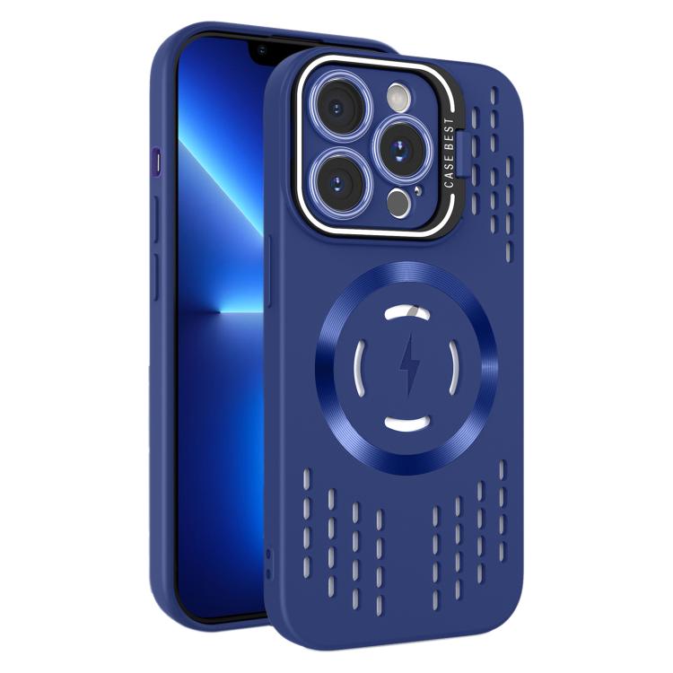 For iPhone 13 Pro Lens Holder MagSafe Cooling Phone Case