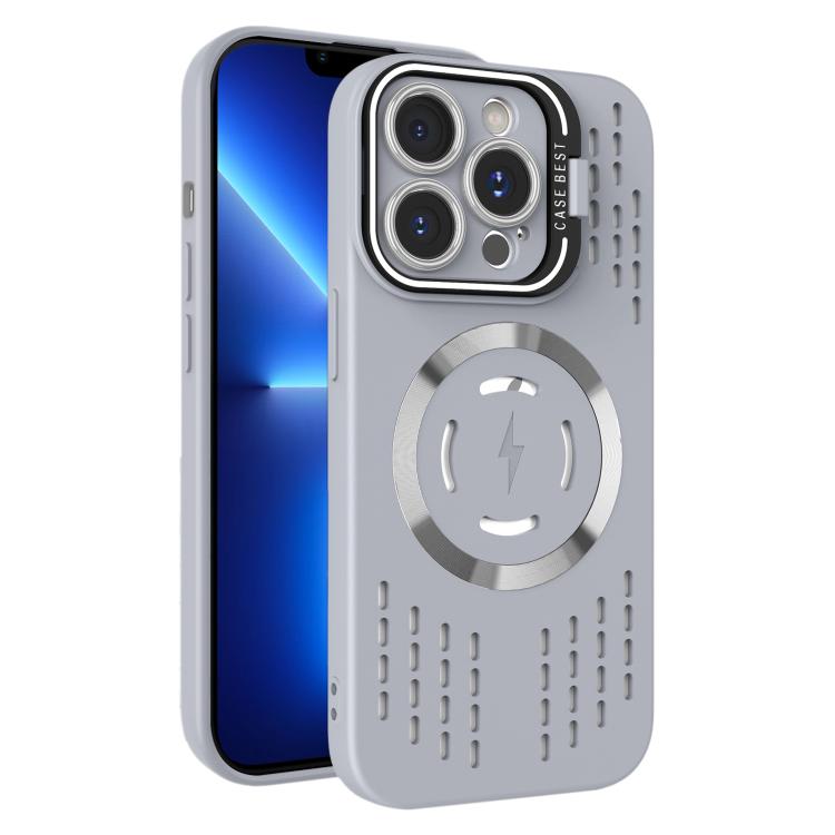 For iPhone 13 Pro Lens Holder MagSafe Cooling Phone Case