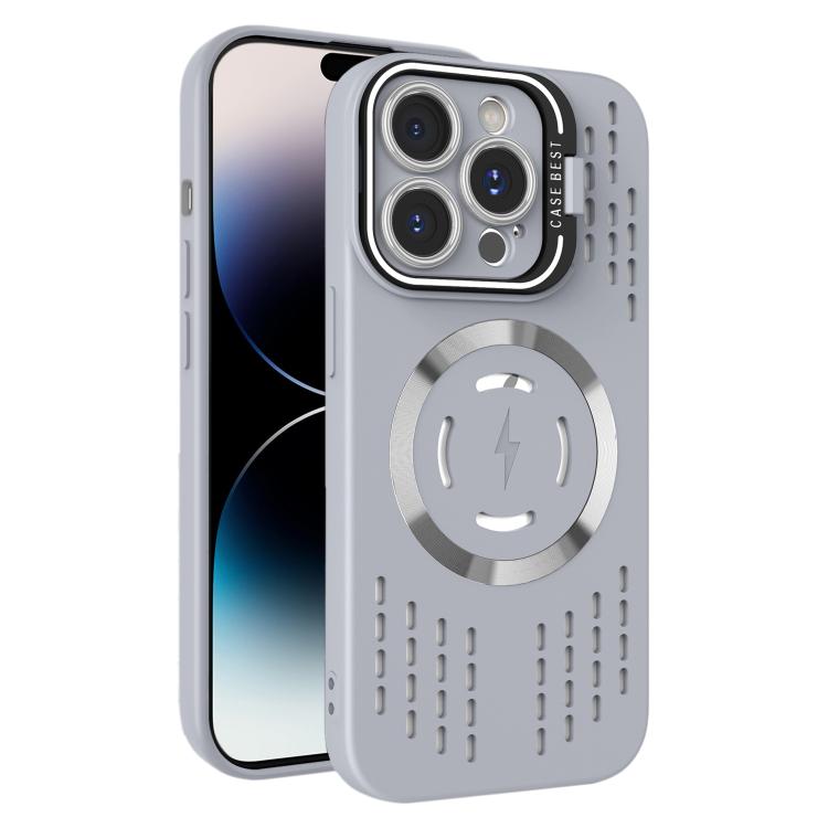 For iPhone 14 Pro Lens Holder MagSafe Cooling Phone Case