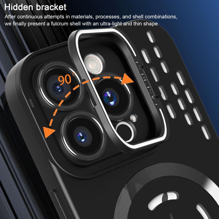For iPhone 11 Lens Holder MagSafe Cooling Phone Case