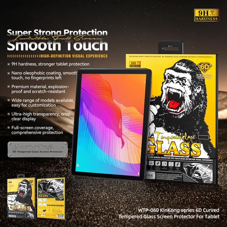 For Huawei Enjoy Tablet 2 2020 WK WTP-060 KinKong 0.33mm 6D Curved HD Tempered Glass Film