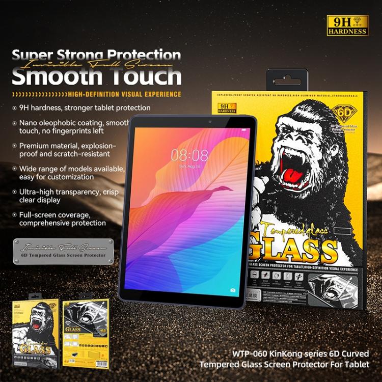 For Huawei MatePad T8 8.4 WK WTP-060 KinKong 0.33mm 6D Curved HD Tempered Glass Film