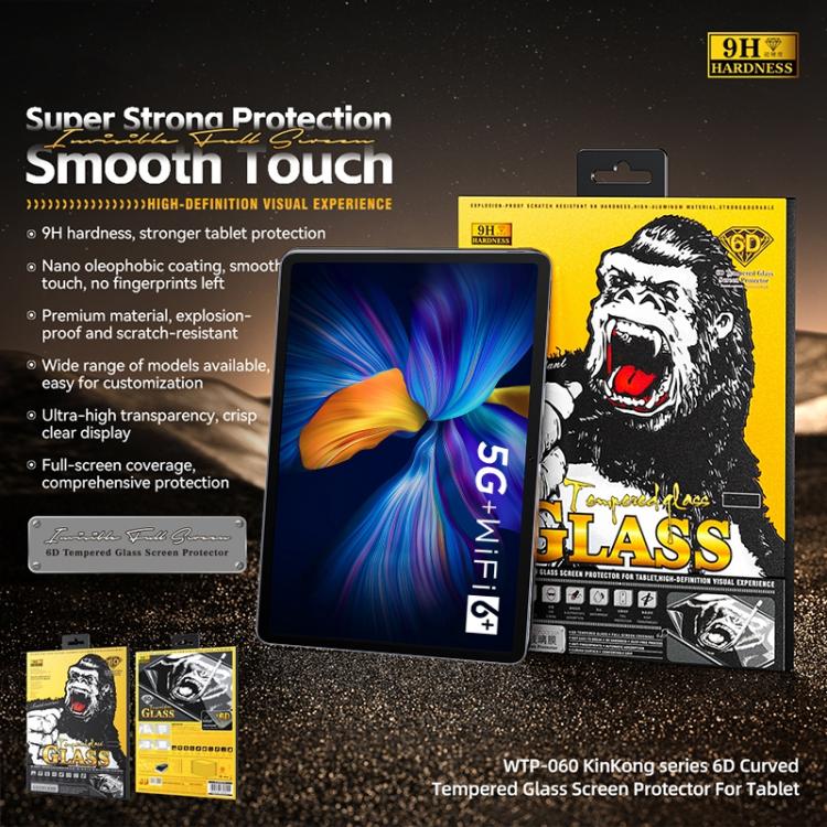 For Honor Pad V6 10.4 WK WTP-060 KinKong 0.33mm 6D Curved HD Tempered Glass Film