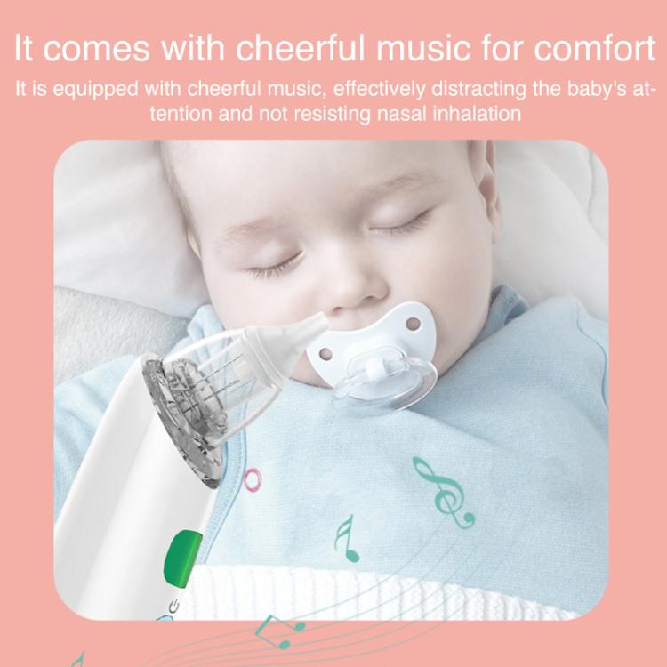 FY-B202 Baby Electric Nasal Aspirator Nose Cleaner - White