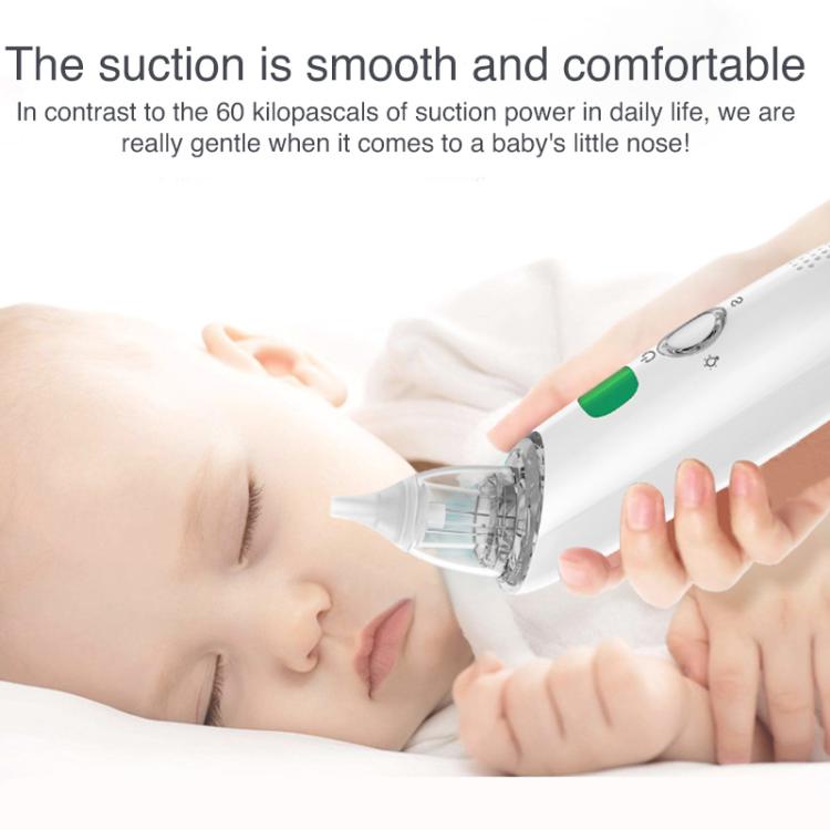 FY-B202 Baby Electric Nasal Aspirator Nose Cleaner - White