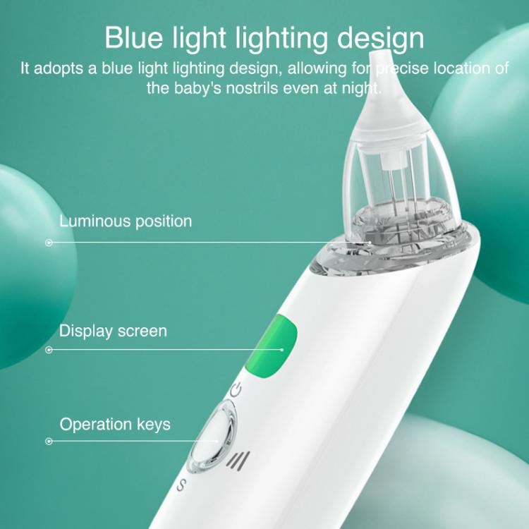FY-B202 Baby Electric Nasal Aspirator Nose Cleaner - White
