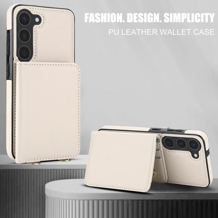 For Samsung Galaxy A54 5G Crossbody Dual-buckle Wallet RFID Back Leather Phone Case