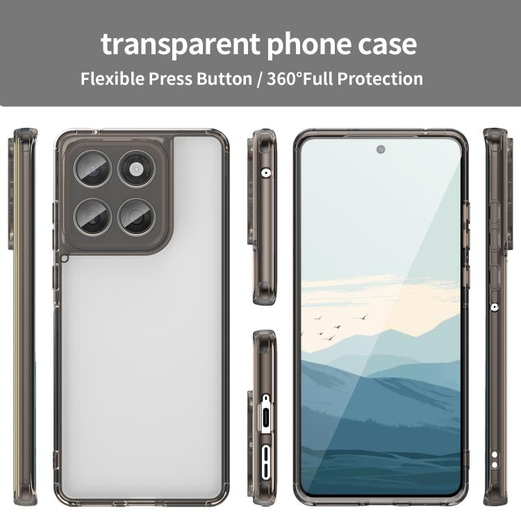 For Motorola Edge 60s PC Hybrid TPU Airbag Shockproof Phone Case