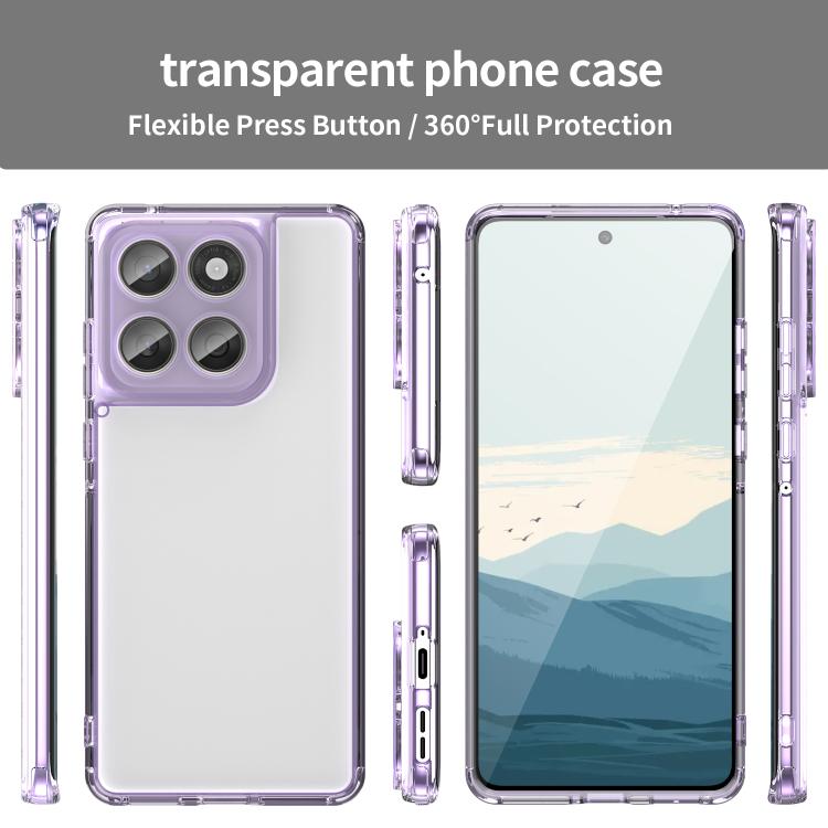 For Motorola Edge 60s PC Hybrid TPU Airbag Shockproof Phone Case