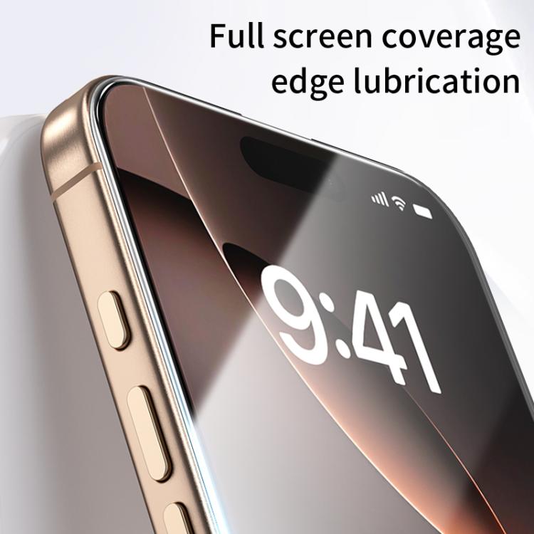 For iPhone 13 Pro Max / 14 Plus Easy Install Box Dust-Free HD Tempered Glass Film