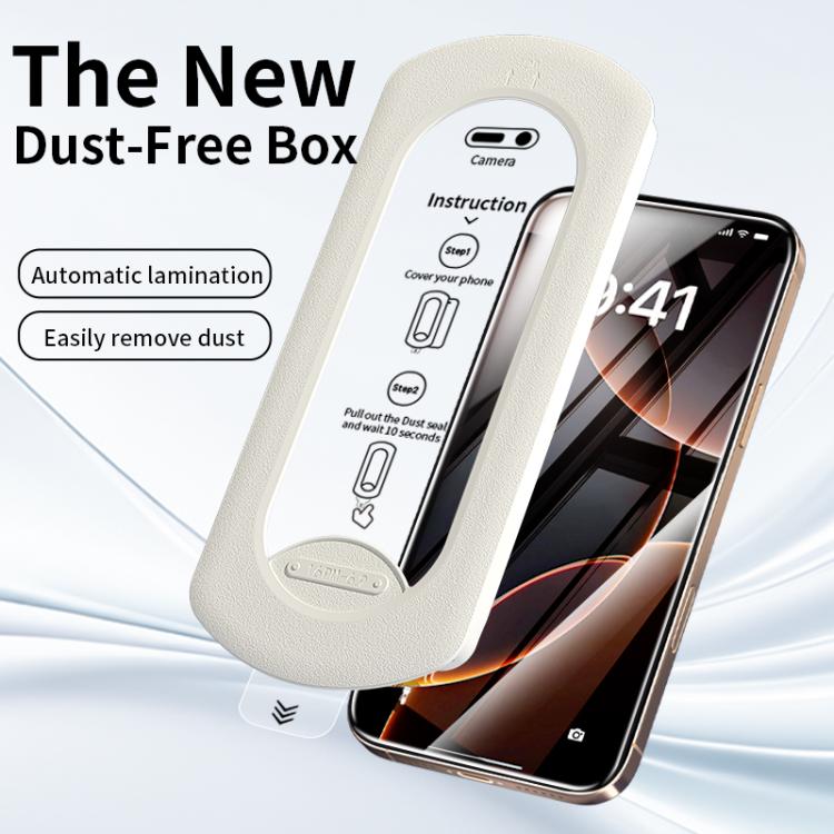 For iPhone 11 / XR Easy Install Box Dust-Free HD Tempered Glass Film