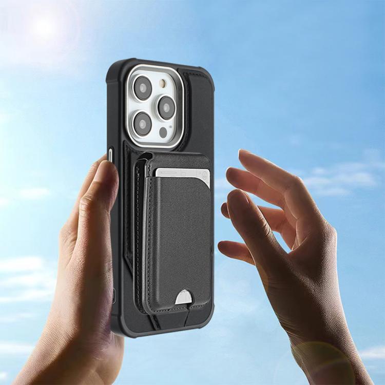 For iPhone 13 Pro Max Fabric Feel PU MagSafe Phone Case
