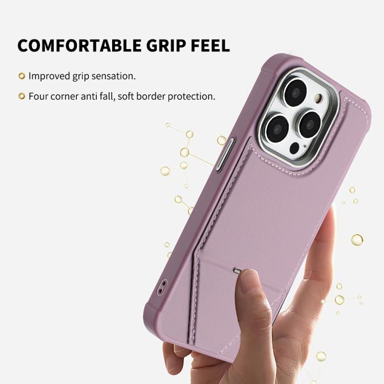 For iPhone 16 Pro Fabric Feel PU MagSafe Phone Case