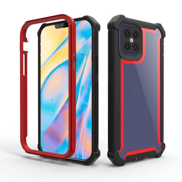 For iPhone 12 mini Four-corner Shockproof All-inclusive Transparent Space Protective Case
