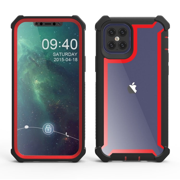 For iPhone 12 mini Four-corner Shockproof All-inclusive Transparent Space Protective Case
