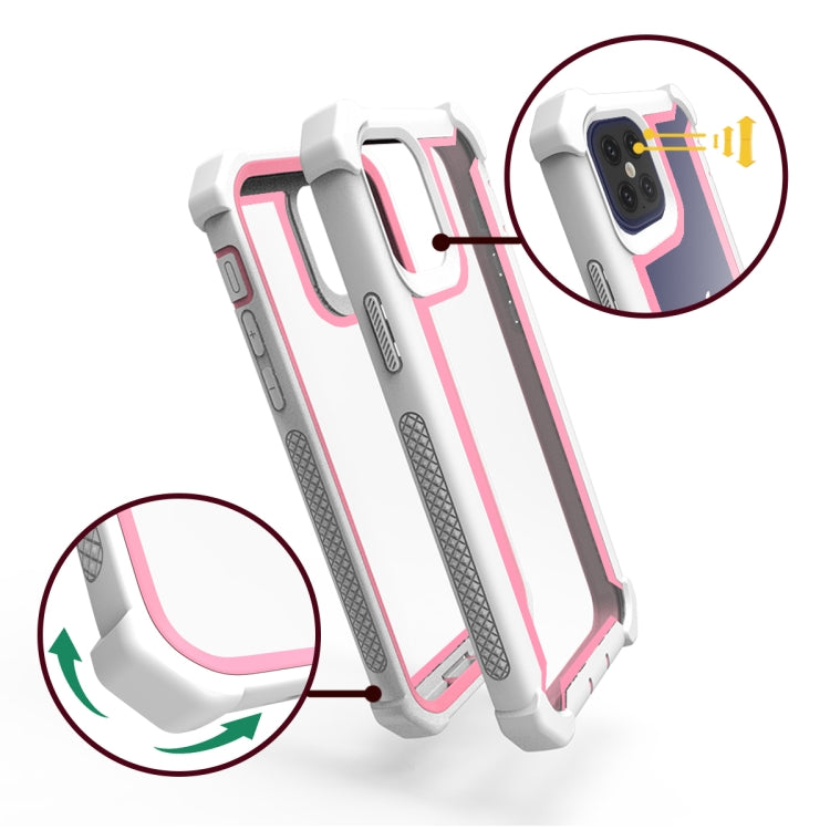For iPhone 12 / 12 Pro Four-corner Shockproof All-inclusive Transparent Space Protective Case