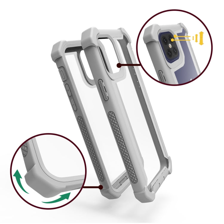For iPhone 12 / 12 Pro Four-corner Shockproof All-inclusive Transparent Space Protective Case