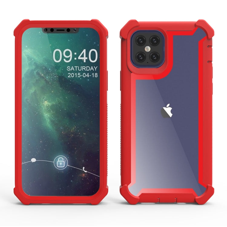 For iPhone 12 Pro Max Four-corner Shockproof All-inclusive Transparent Space Protective Case