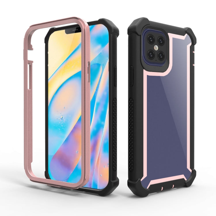 For iPhone 12 Pro Max Four-corner Shockproof All-inclusive Transparent Space Protective Case