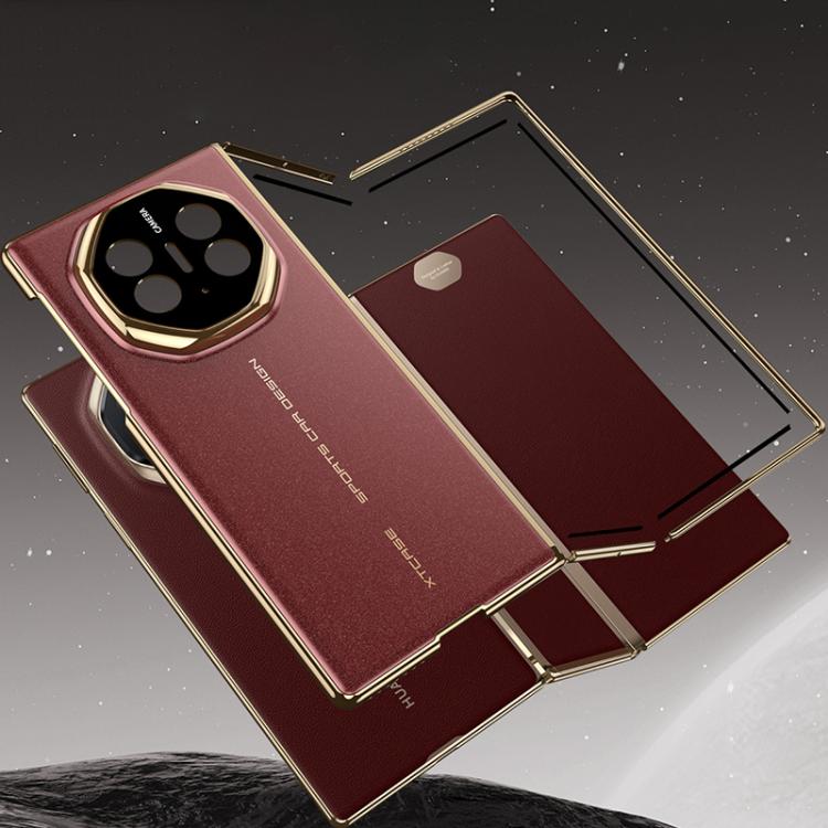 For Huawei Mate XT Ultimate GKK AG Phantom Electroplating Frame Full Cover MagSafe Phone Case