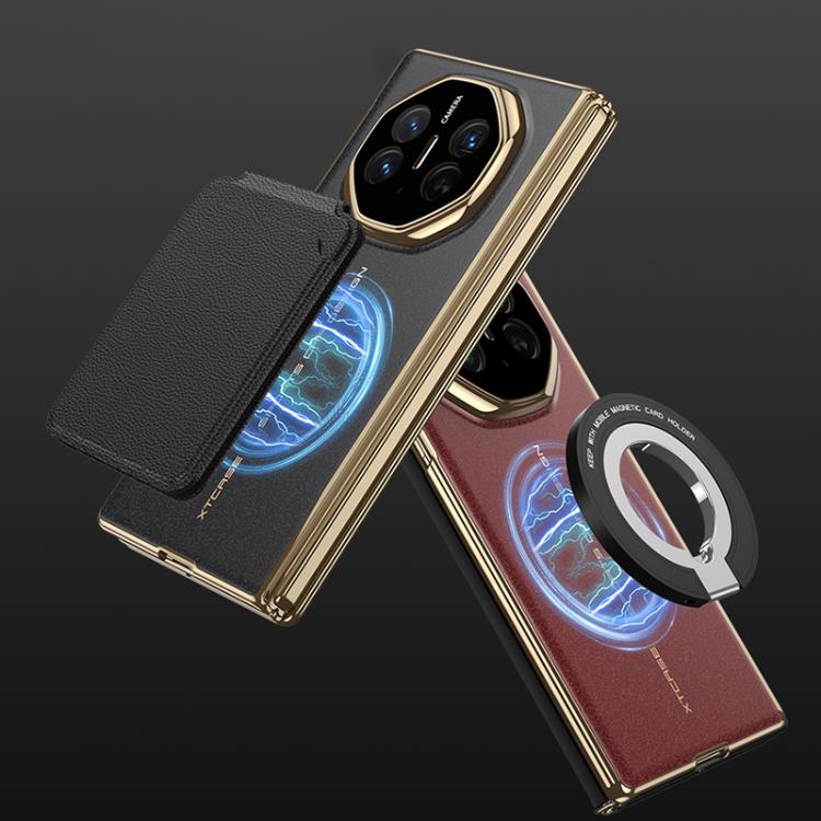 For Huawei Mate XT Ultimate GKK AG Phantom Electroplating Frame Full Cover MagSafe Phone Case