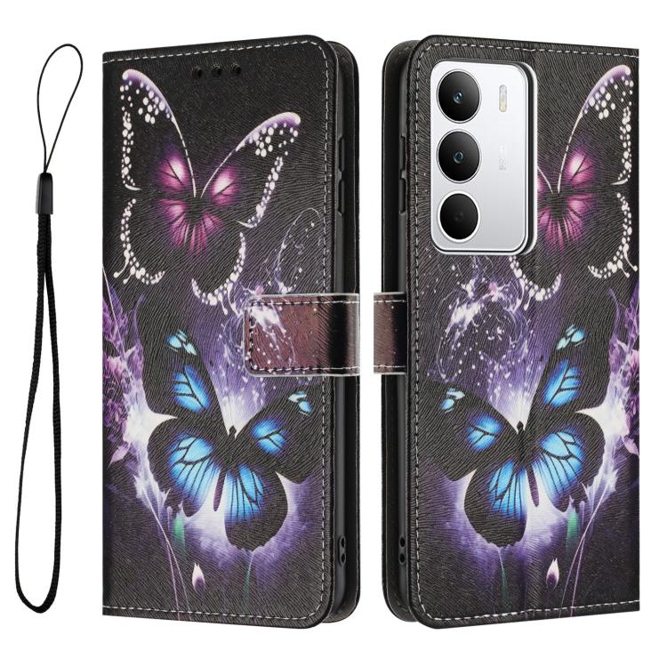 For Realme C71 4G Color Drawing Pattern Leather Phone Case
