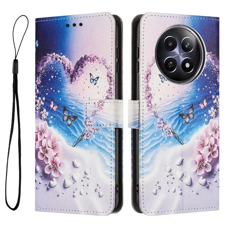 For Realme 12 5G / 13 5G / 12x 5G Color Drawing Pattern Leather Phone Case
